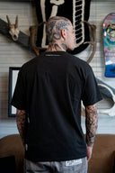 T-shirt hipster killer – vue détaillée du tissu et de la coupe
