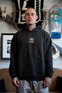 Hoodie cross à capuche avec motif croix, vue de face