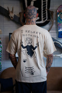 T-shirt I regret nothing – vue 6, détail du tissu et de la coupe