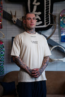 T-shirt I regret nothing - vue 5, détail du tissu et de la coupe