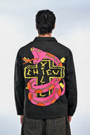 Coach jacket snake cross