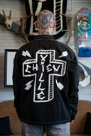 Haut cross garage brand - vue de dos sur fond blanc