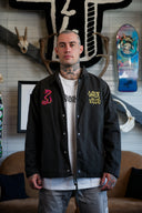 Coach jacket snake cross – veste bomber à motif serpent et croix